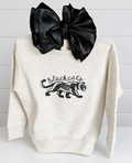 Crossstitch blackcat toddler crewneck