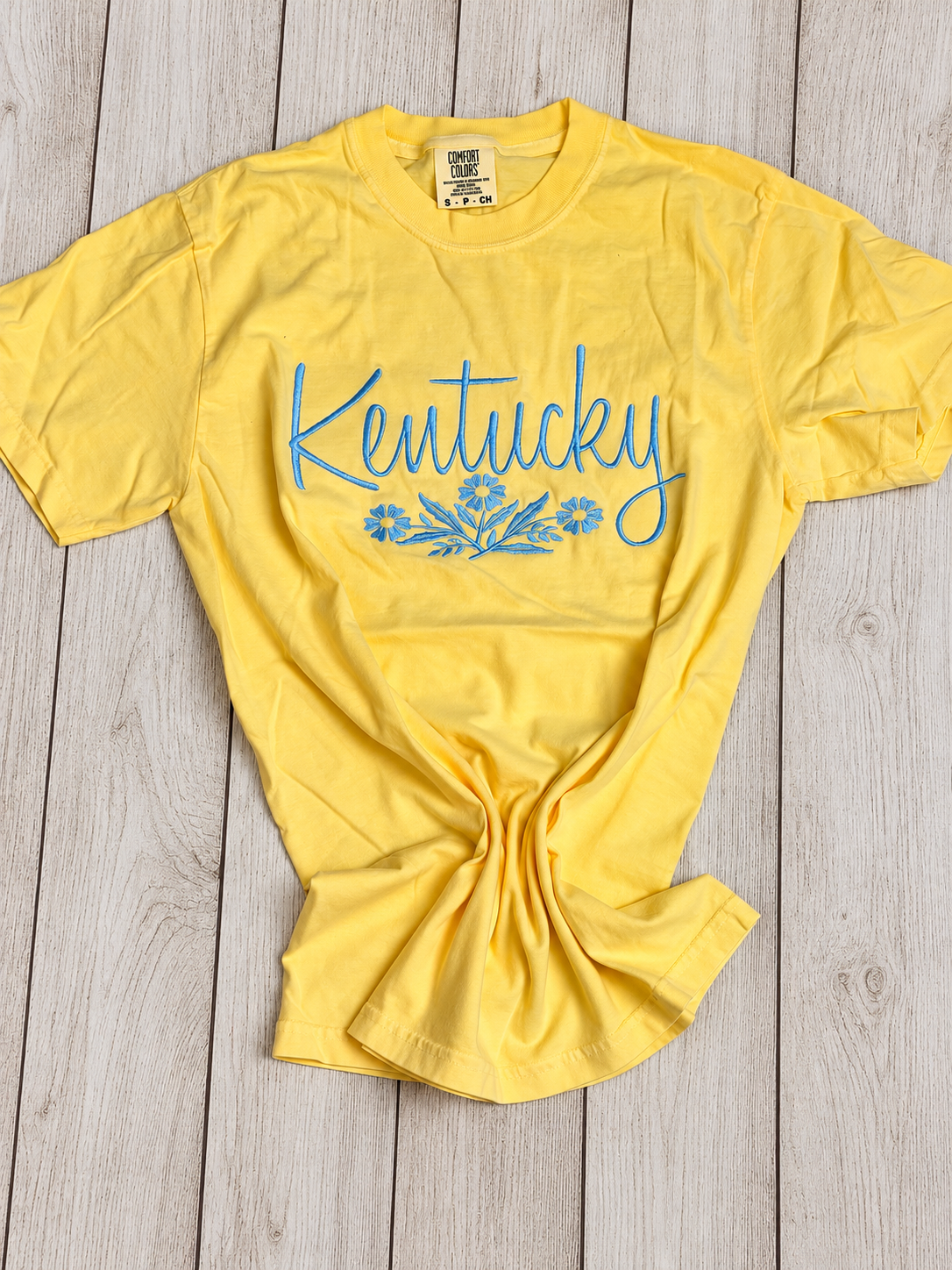 KY CC butter corningware flower tee